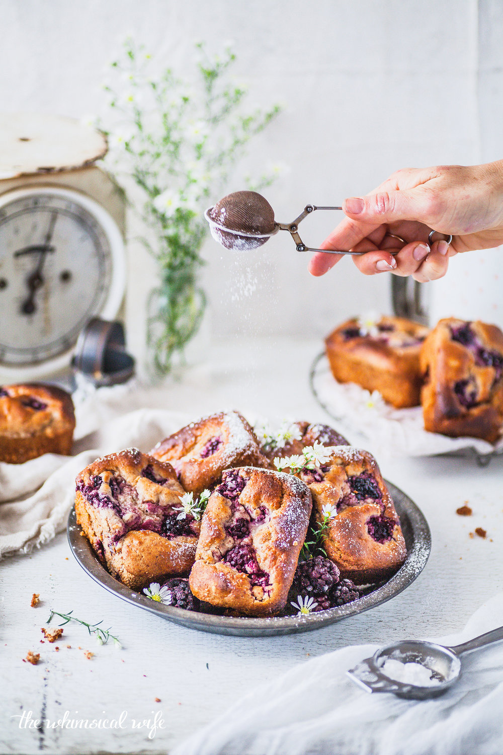 30 Cakes In 30 Days | 3. Mini Blackberry & Apple Loaf {GF, DF, Refined Sugar Free } | The Whimsical Wife